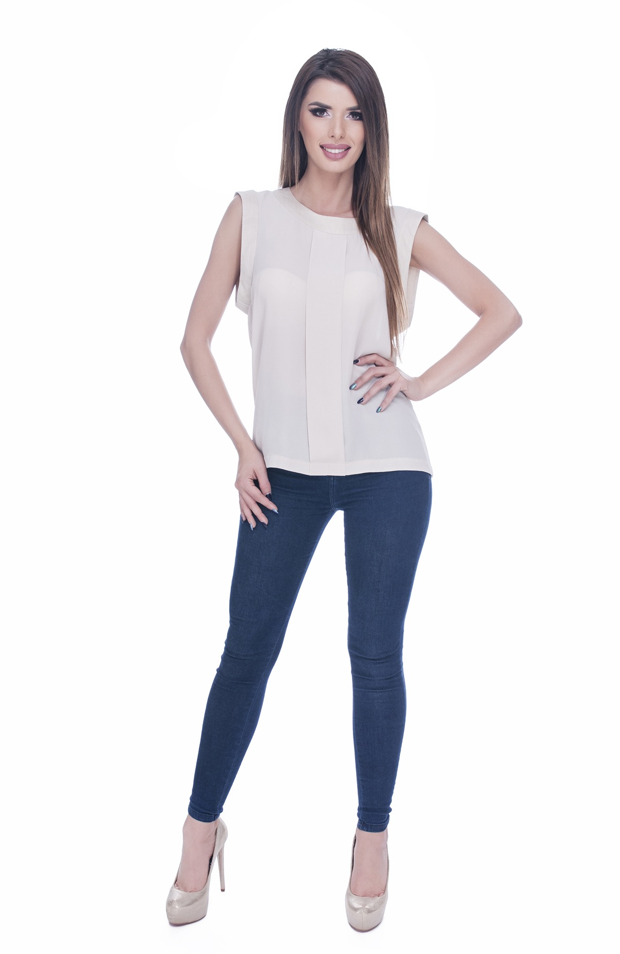 Bluza dama crem