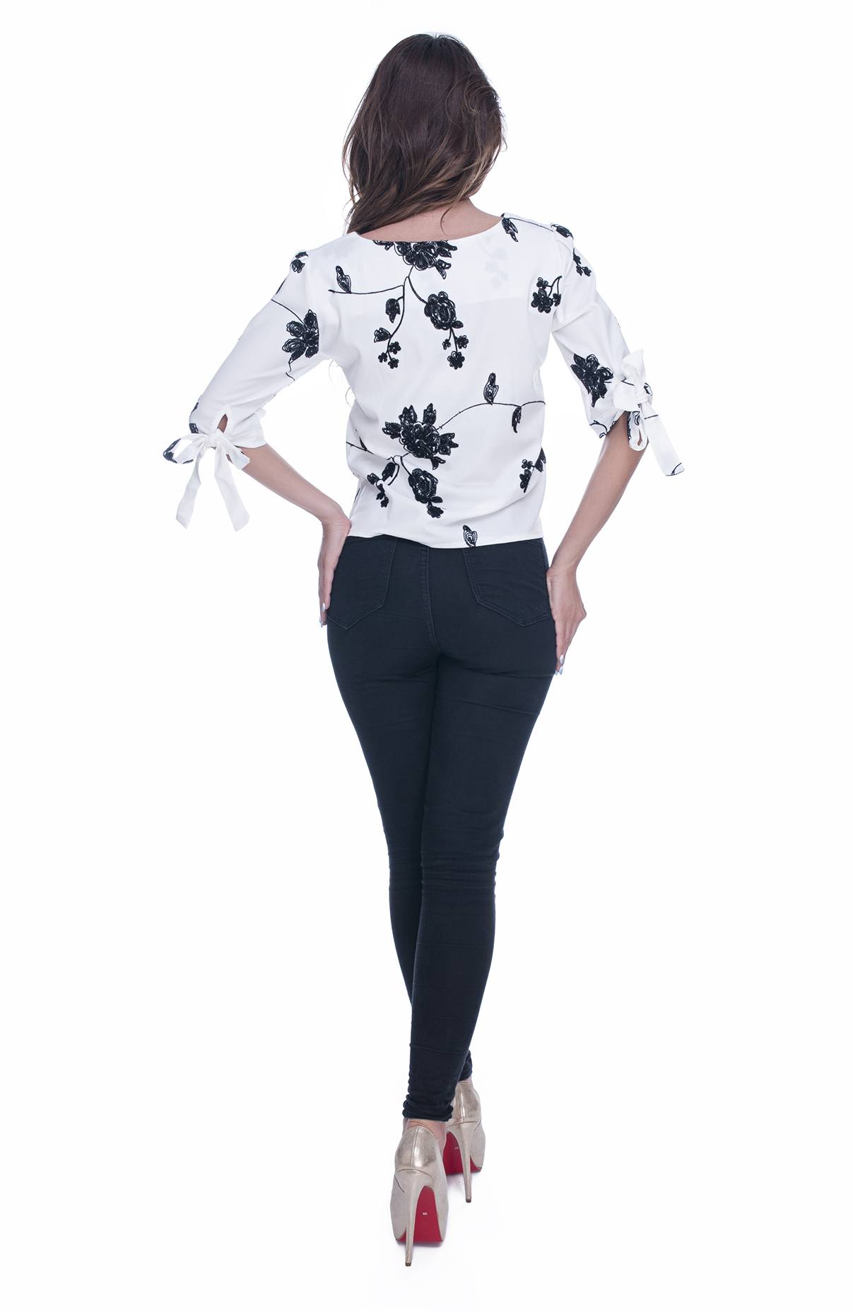 Bluza dama cu flori 3