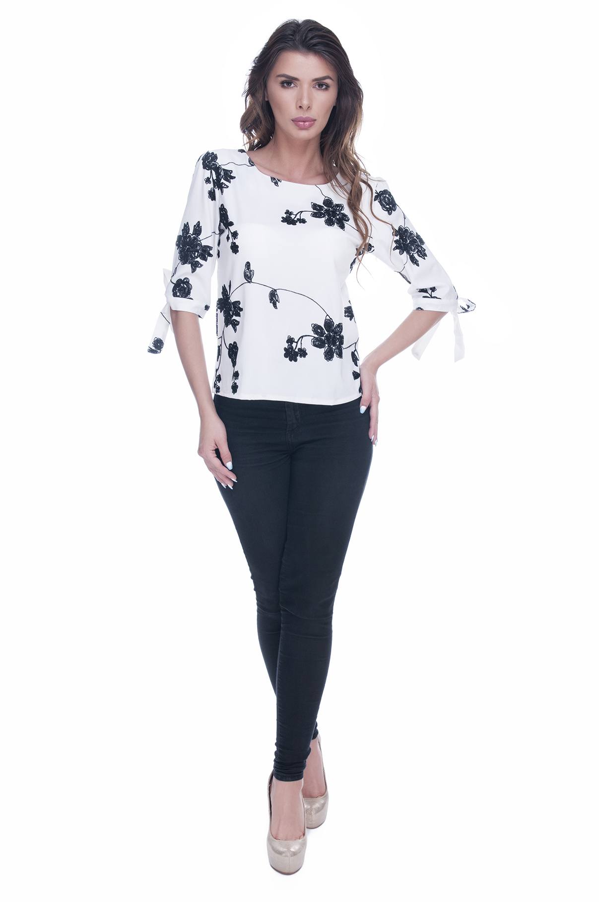 Bluza dama cu flori 5