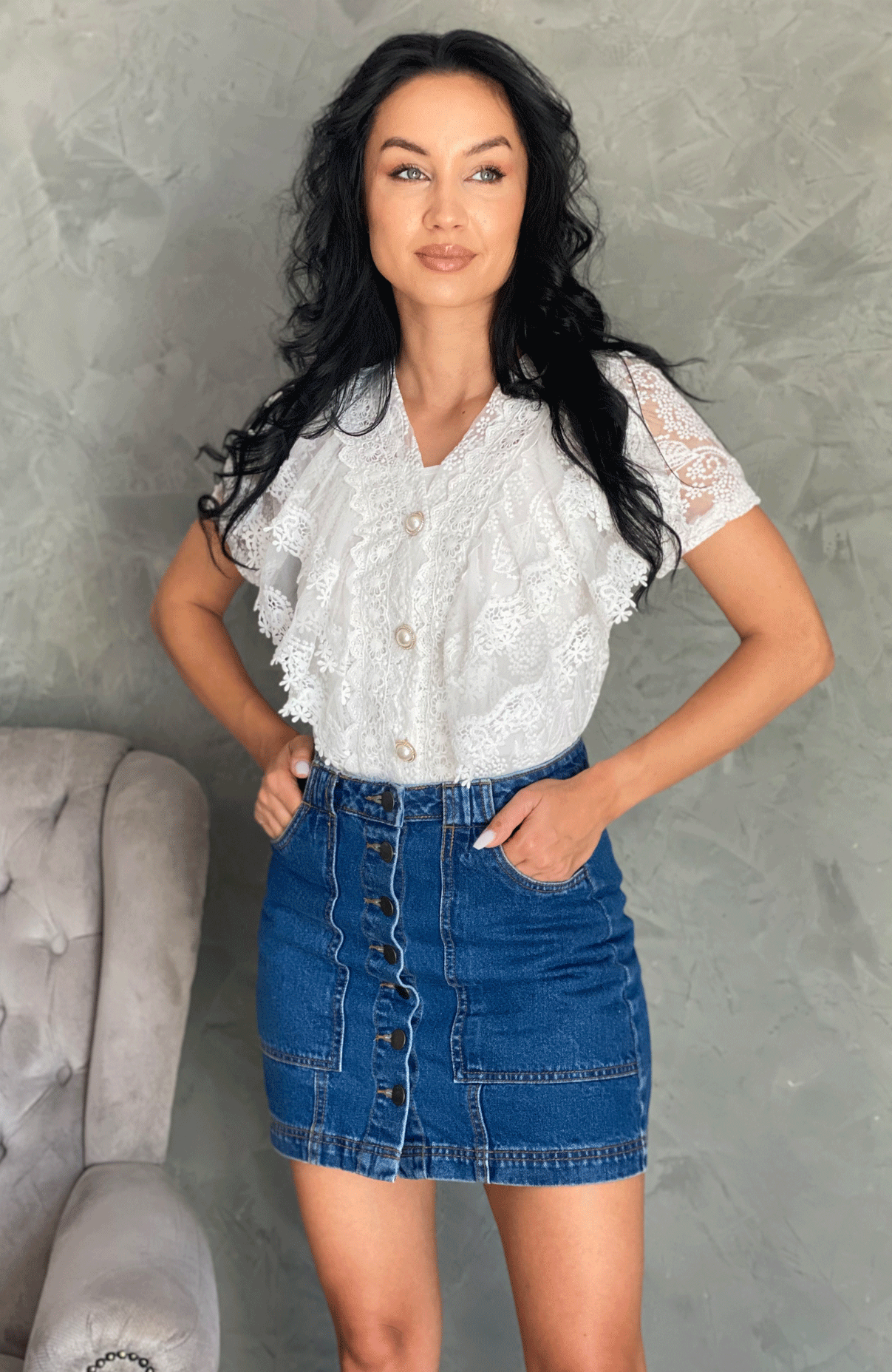 Bluza dama eleganta din dantela 2