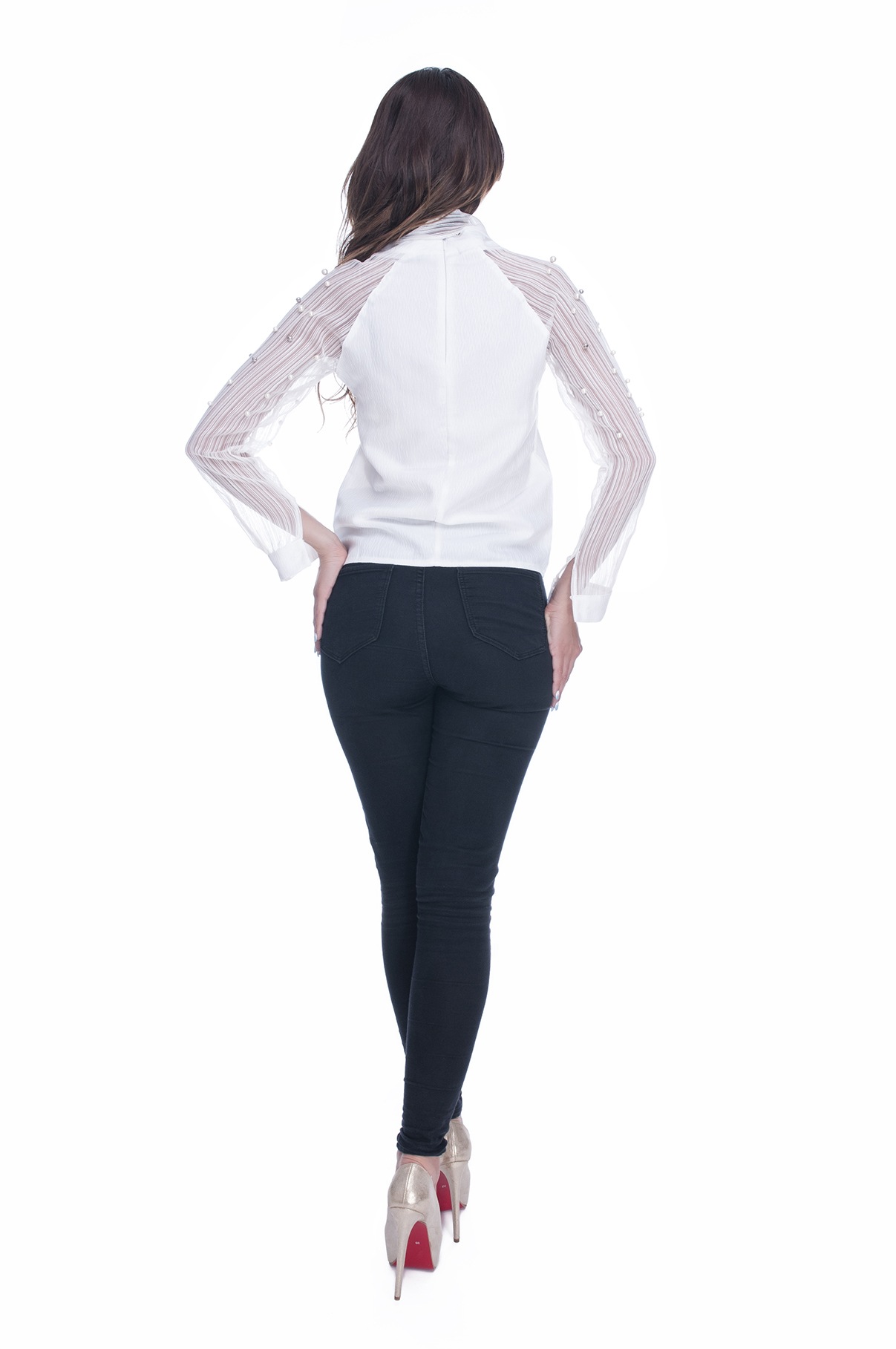 Bluza eleganta alba 4