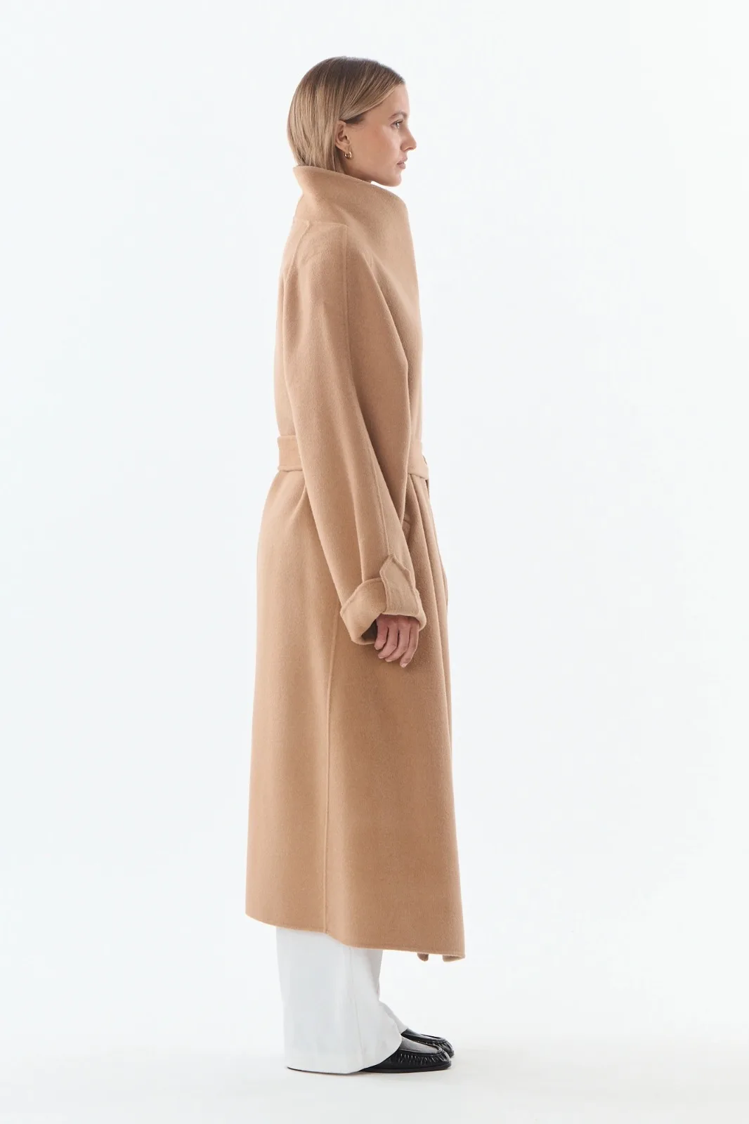 Palton dama lana casmir maro 3