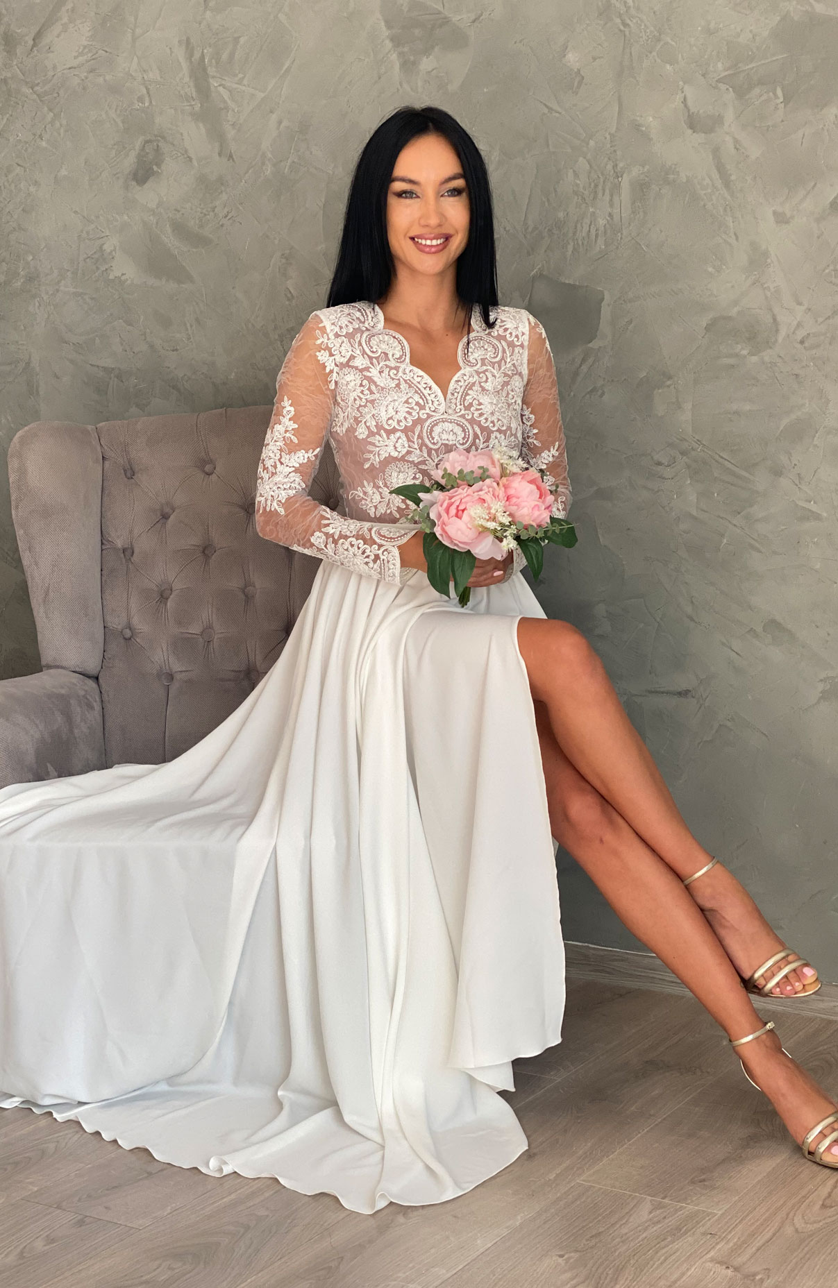 Rochie de cununie alba lunga 6