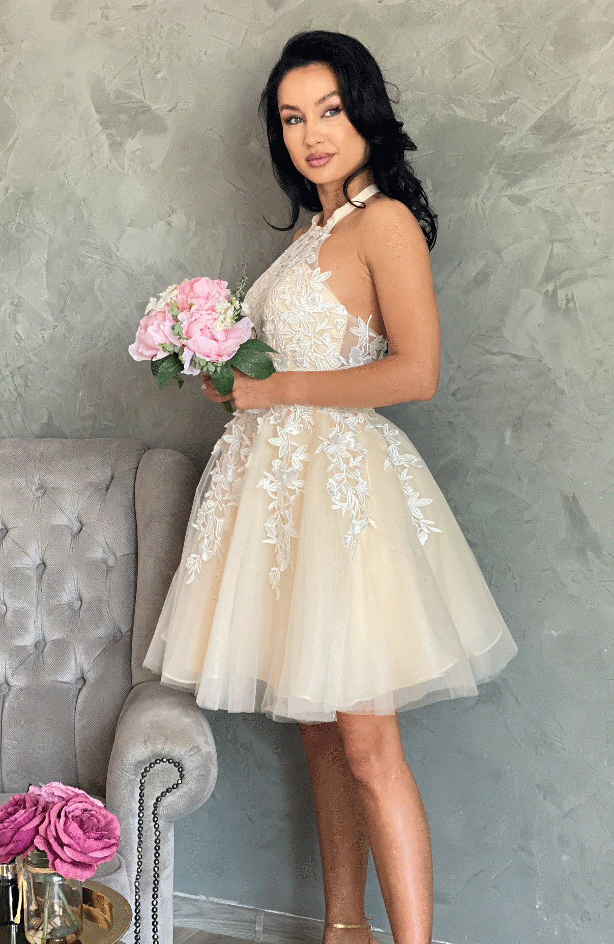 Rochie de cununie cu dantela 4