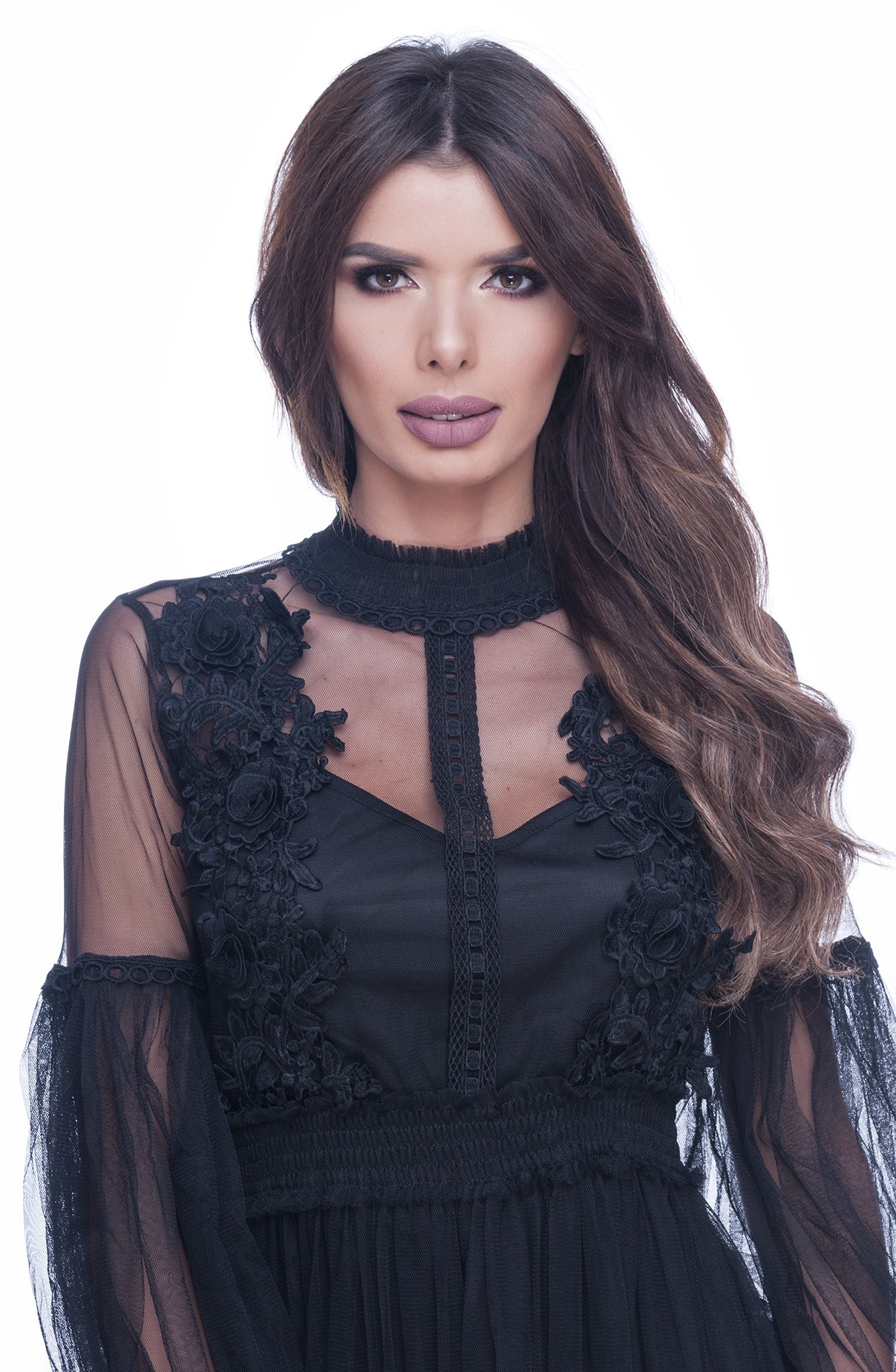 Rochie de ocazie eleganta cu dantela 5
