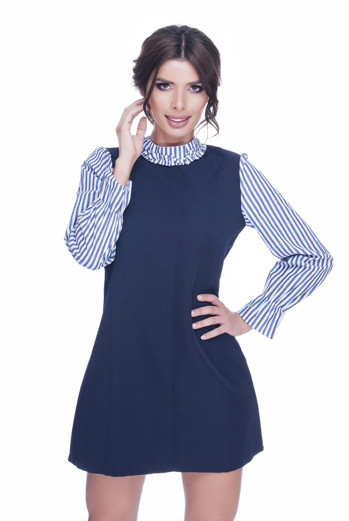 Rochie de zi albastra Dya