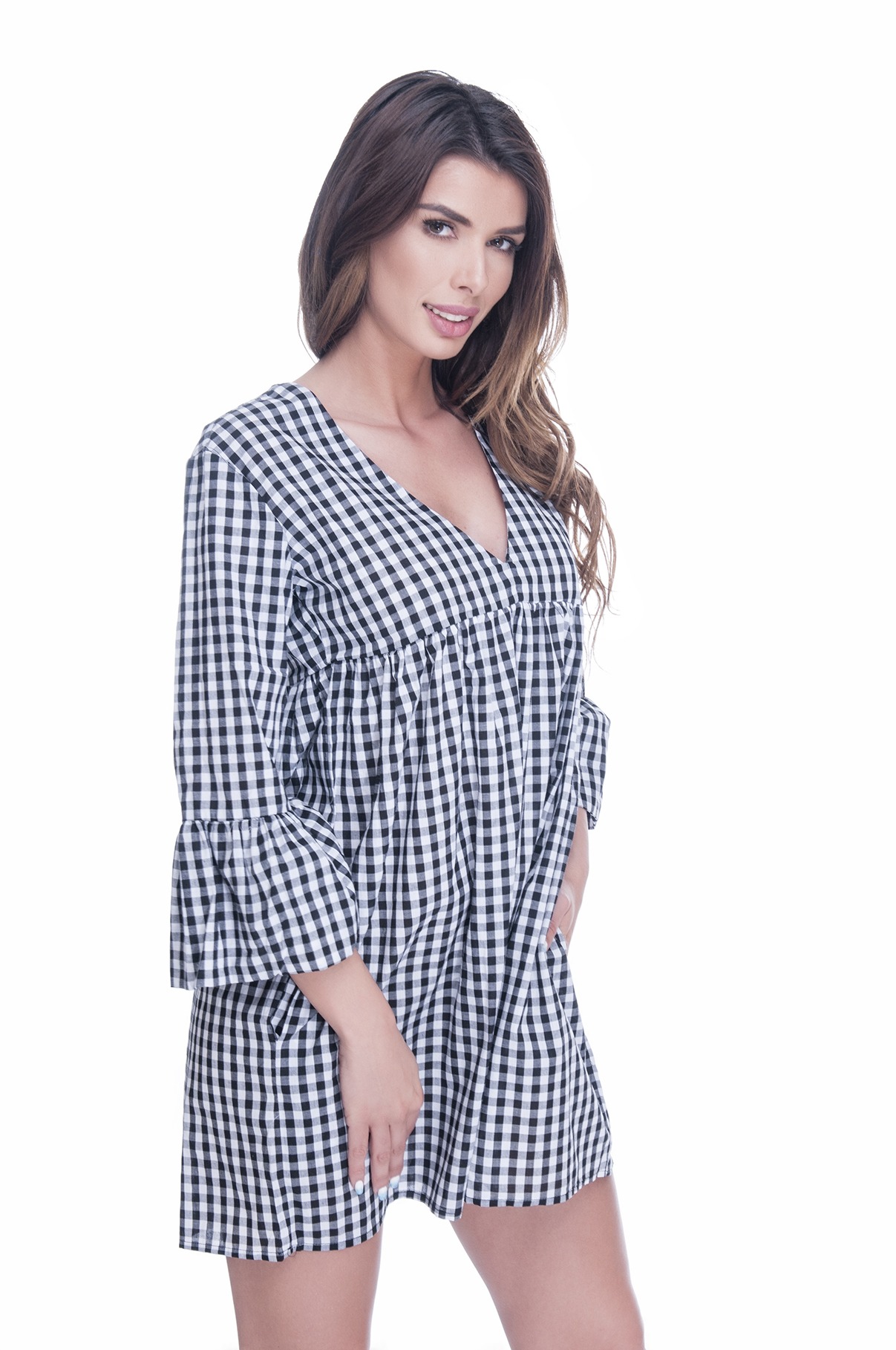 Rochie de zi cu buzunare