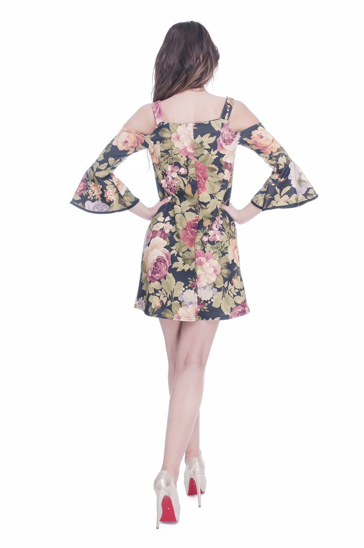 Rochie de zi cu imprimeu floral 3