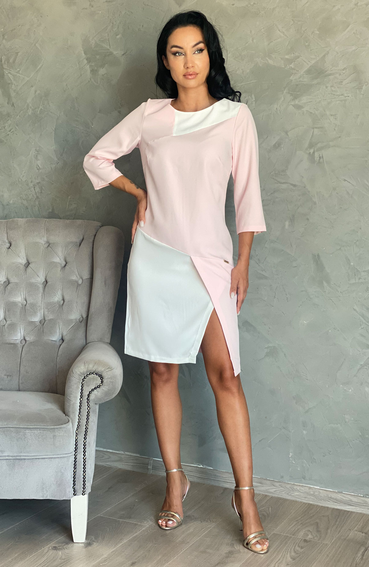 Rochie de zi eleganta asimetrica 2