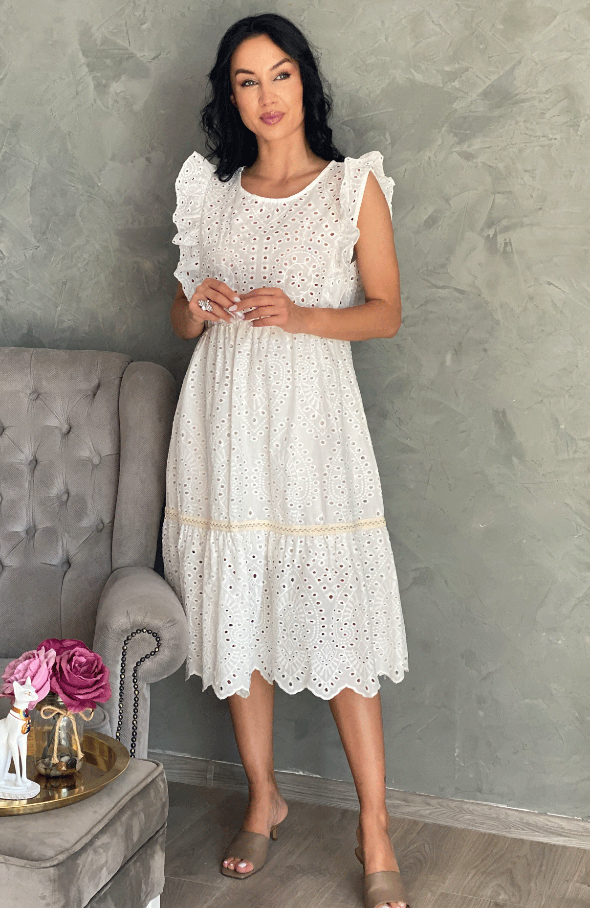 Rochie din bumbac de vara 2
