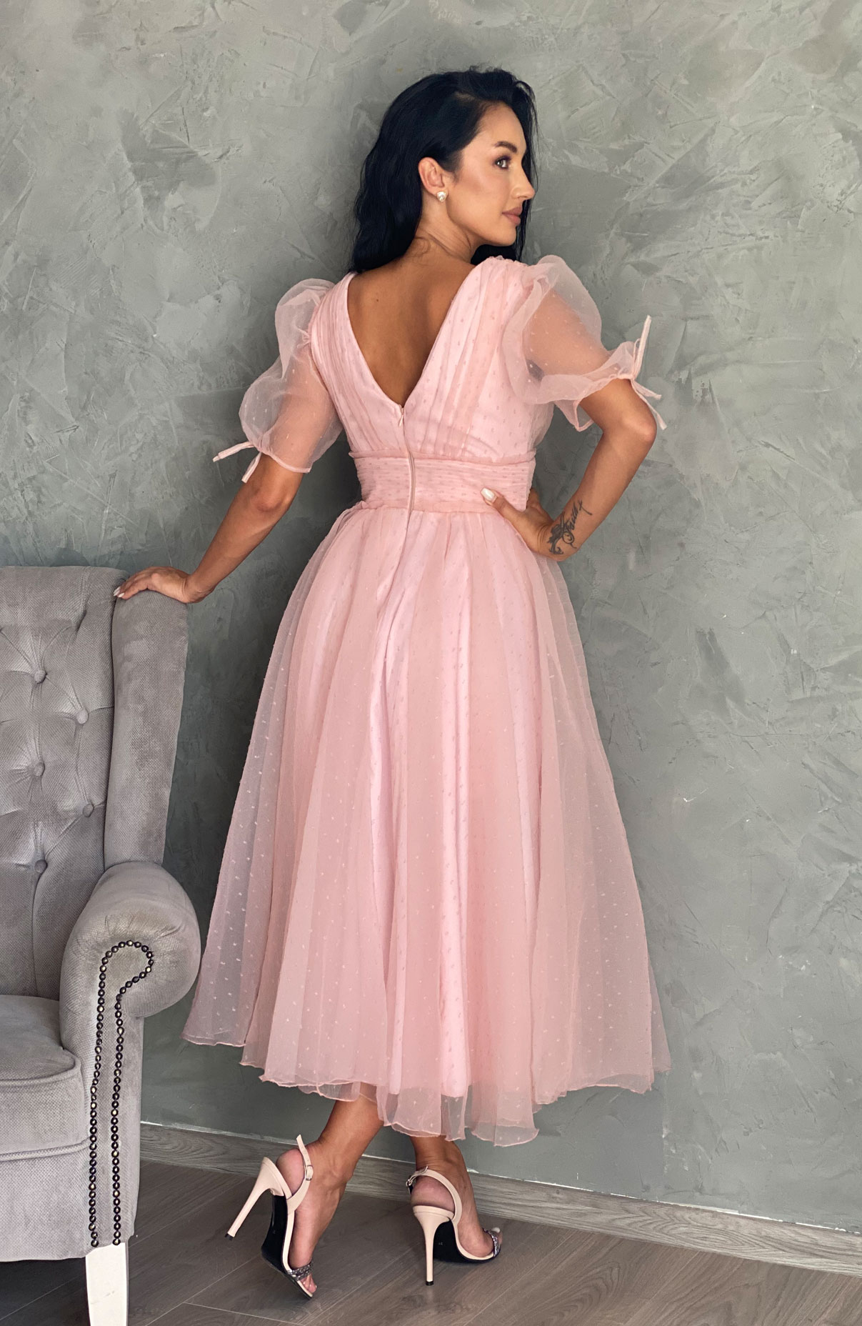 Rochie eleganta de ocazie din tul 7