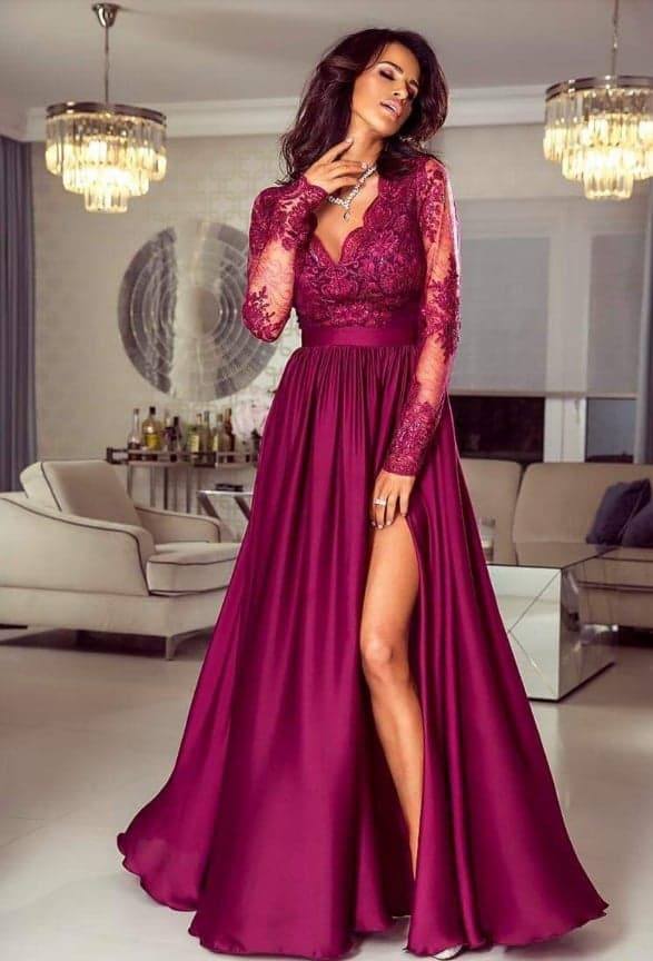 Rochie eleganta din dantela si voal